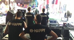 Regia B-Happy a lato del palco di Iren Energy Dinner Parma