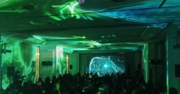 Proiezione immersiva con proiettori Barco nella Sala Michelangelo del Rome Cavalieri, Waldorf Astoria Hotels & Resorts