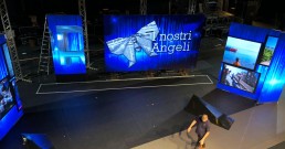 I ledwall B-Happy sul palco del Teatro Politeama Rossetti di Trieste per la serata I Nostri Angeli 2018